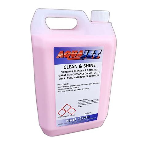 Clean And Shine Interior Cleaner And Dressing 1ltr 5ltr 25ltr — Aquajet Cleaning Equipment