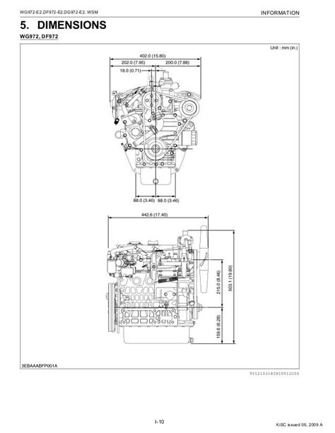 Kubota Dg972 E2 Bbh Natural Gas Engine Service Repair Manual