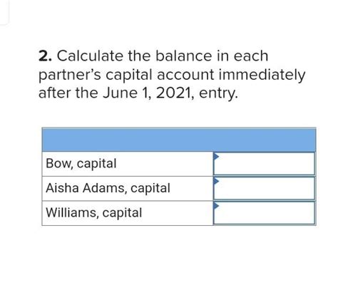 Solved On June Jill Bow And Aisha Adams Formed A Chegg