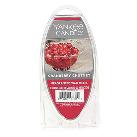 Yankee Candle Cranberry Chutney Fragranced Wax Melts 2 6 Oz