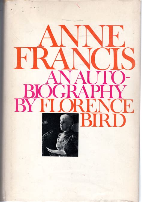 Anne Francis An Autobiography By Francis Anne Bird Florence Near