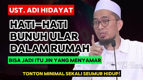 Hati Hati Bunuh Ular Yang Masuk Rumah Bisa Jadi Itu Jin Yang Menyamar