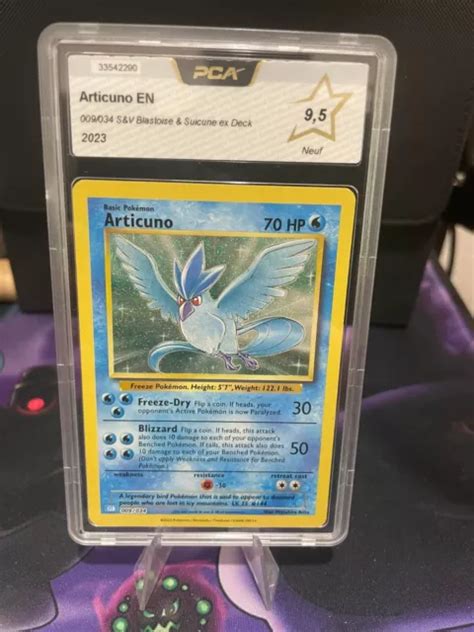 CARTE POKÉMON 009 034 Articuno Classic Collection Box Holo Neuf Anglais