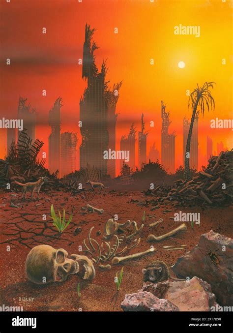 conceptual illustration  human extinction  contributors