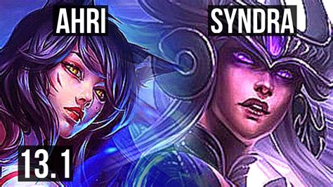 Ahri Vs Syndra Mid 8113 25m Mastery 800 Games Legendary