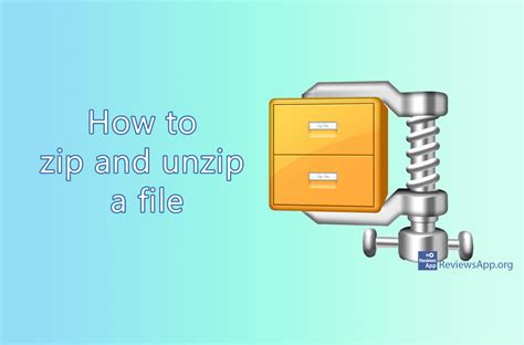 How To Zip And Unzip A File In Windows Reviews App