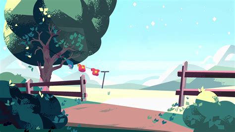 Steven Universe HD Wallpaper: Tranquil Landscapes by Rebecca Sugar