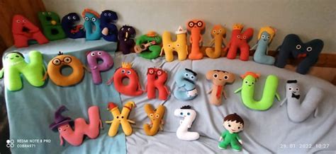 Plush Toy Just Like Charlie And The Alphabets All Toys Etsy