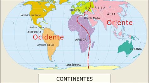 A Divisão Do Mundo Em Ocidente E Oriente Geografia