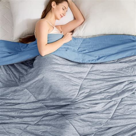 Amazon VK VKLIVING Cooling Comforter Queen Size Summer Cooling Blanket For Hot Sleepers