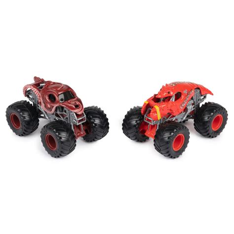 Monster Jam Official Octon8er Vs Crushstation Die Cast Monster Trucks