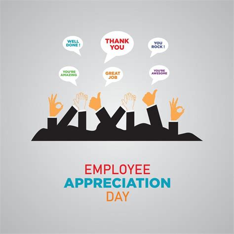 Employee Appreciation Day First Friday In March Holiday Concept