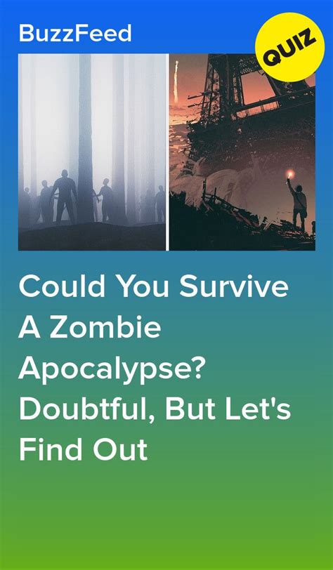 Can You Survive The Zombie Apocalypse Zombie Apocalypse Survival