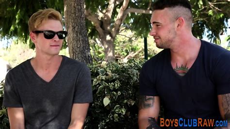 Blonde Gay Pumped Hard Full Of Cock