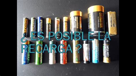 RECARGAR PILAS NO RECARGABLES Análisis Paso a Paso YouTube