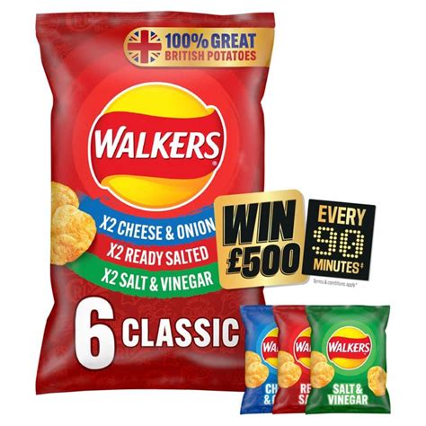 Walkers Classic Variety Multipack Crisps Ocado