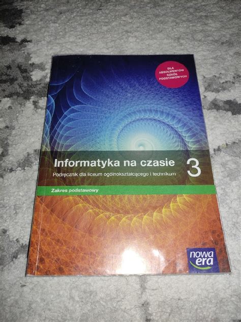 Podręcznik Informatyka na czasie 3 zakres podstawo Kielce Kup teraz