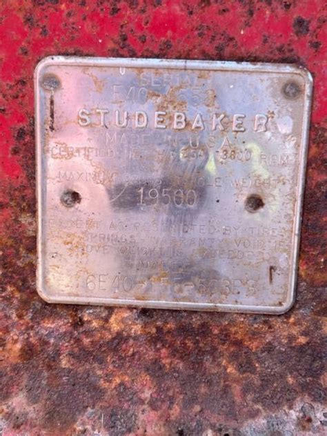 1961 Studebaker Pickup Pickup Red RWD Manual Transtar For Sale