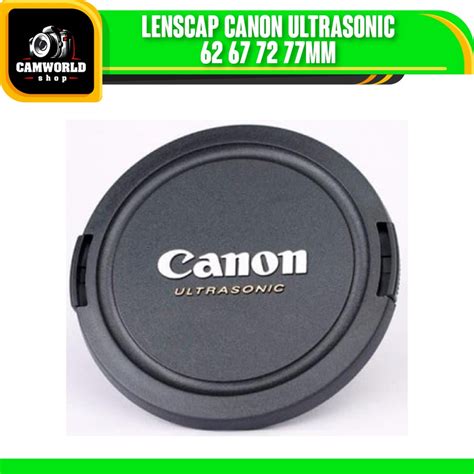 Jual Lenscap Lens Cap Tutup Lensa Canon Ultrasonic Mm