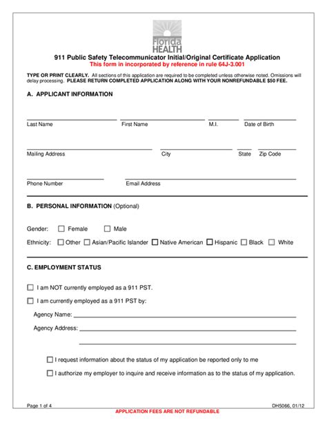 Fill Free Fillable Forms Florida Department Of Health