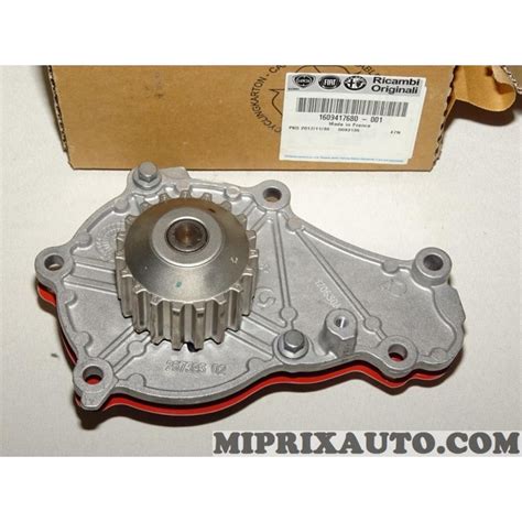 Pompe à eau Fiat Alfa Romeo Lancia original OEM 1609417680 Miprixauto