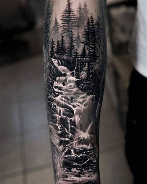 Waterfall Tattoo Drawing