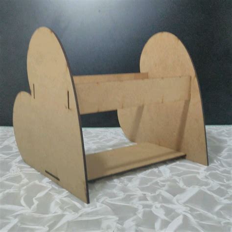 Porta Tiara Coração MDF Elo7 Produtos Especiais