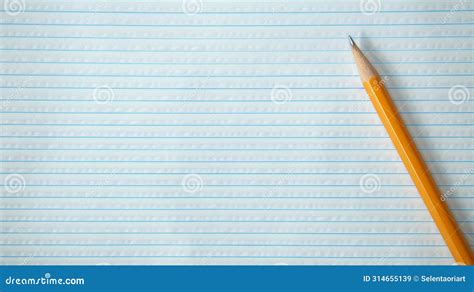 lined note paper  organized writing stock illustration
