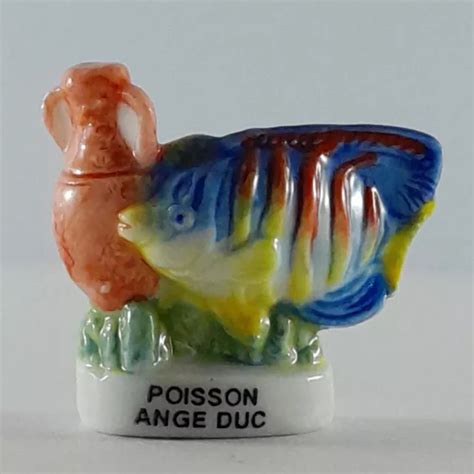 F Ve En Porcelaine Poisson Ange Duc Porcelain Bean D G Eur