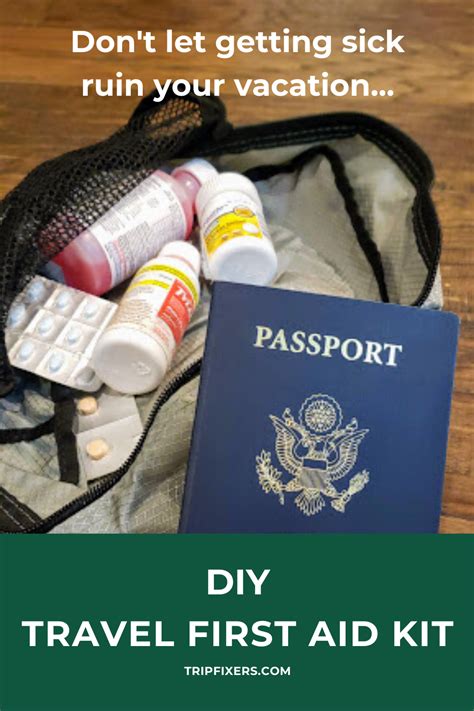 Diy Travel First Aid Kit What You Should Always Pack Trip Fixers