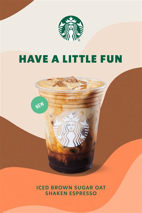 Shaken Not Stirred Try New Brown Sugar Oat Today Starbucks Poster