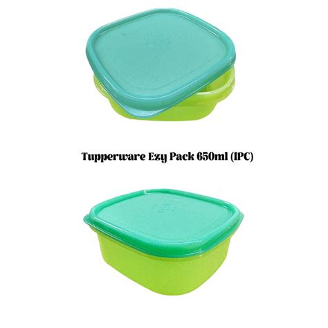 Tupperware Ezy Pack Green Ml Pc Shopee Malaysia