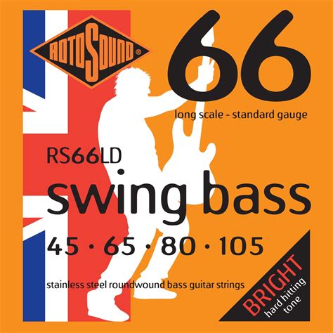 Rotosound Rs66ld Swing Bass 66 Bass Guitar Strings