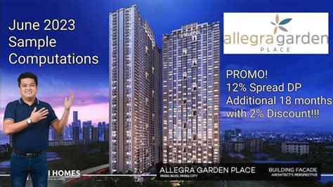 Allegra Garden Place Condo In Bagong Ilog Pasig City Starts 14K