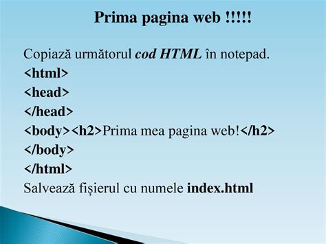 Ce Este HTML Html Sau HyperText Markup Language Este Unul Dintre Cele