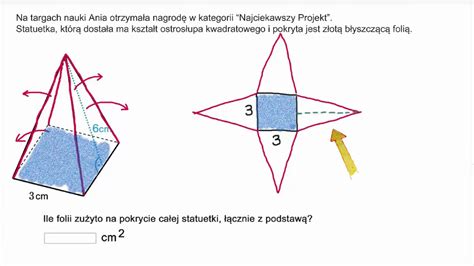 Przykład obliczania pola powierzchni bryły YouTube