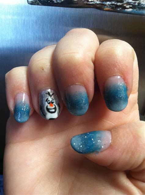 Loading Olaf Nails Frozen Nail Art Nail Art Disney