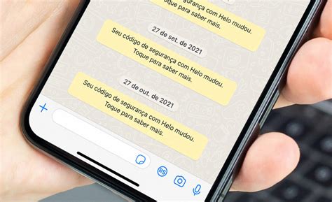 Como remover a mensagem Seu código de segurança mudou no WhatsApp