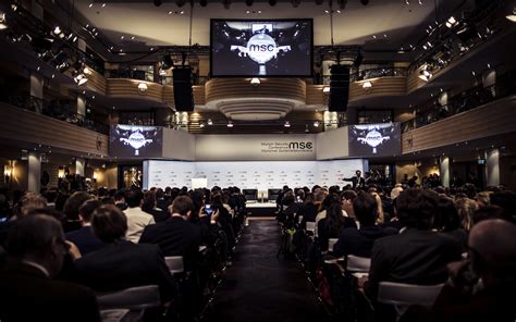 Munich Security Conference View Of The Main Conference Hall