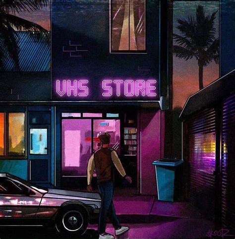 NEON-NOIR & RETROFUTURE | Neon aesthetic, Neon noir, Vaporwave