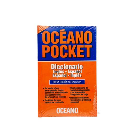 DICCIONARIO OCEANO POCKET INGLES ESPANOL 9788449453403 Tia Tula