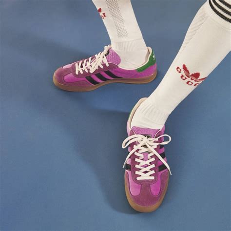 Gucci X Adidas Gazelle Light Pink Le Site De La Sneaker