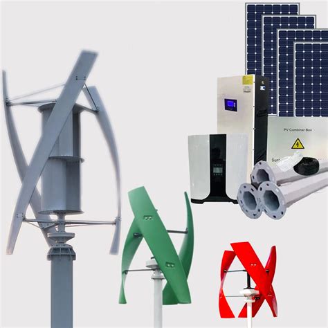 Low Noise 20kw Vertical Axial Wind Turbine For Home China Vertical