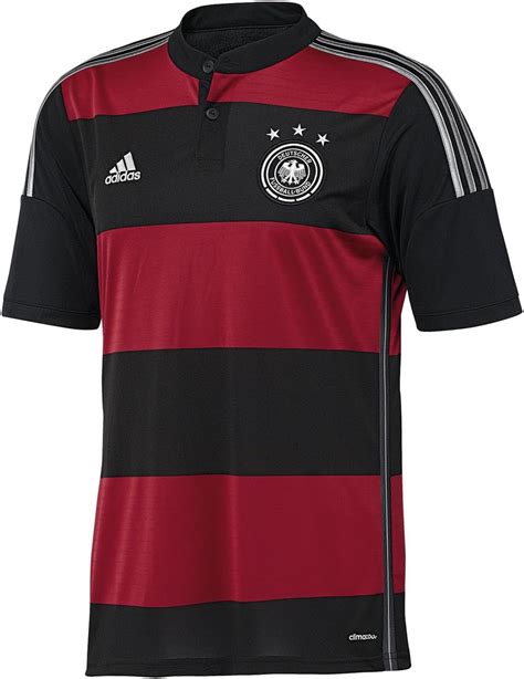 Adidas Herren Trikot Dfb Deutschland Ausw Rts Schwarz Rot Xxxl