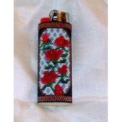 Beading Pattern Butterflies Lighter Case Peyote Stitch Miyuki Delica