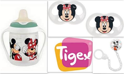 Tigex Setje Van 3 Drinkbeker Spenen Speenkoord Disney Baby