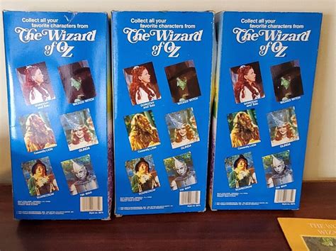 Vtg 1988 Wizard Of Oz 50th Anniversary Dolls Complete Set And Bonus Activity Book Ebay