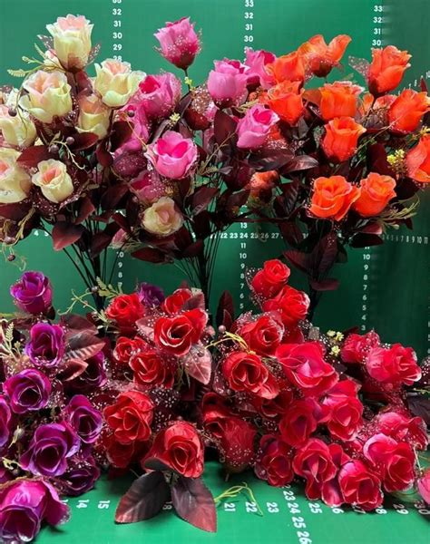 RAMO DE FLORES X 24 SURTIDO 6 COLORES Anacasti Internacional SA