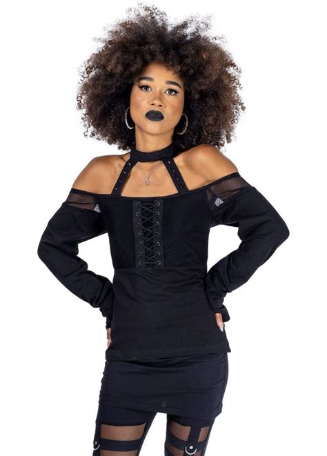 Poizen Industries Nocturna Top Attitude Clothing