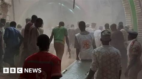 Nigeria Mosque Collapse At Least Seven Die In Zaria Bbc News